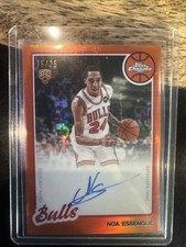 2025 Topps NBA Holiday Noa Essengue Chicago Bulls Rookie Card RC, listing 5