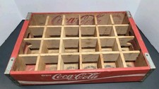 Vintage Coca-Cola Yellow Plastic Bottle Carrier Crate with Green Glass 10oz Coke Bottles — listing 6
