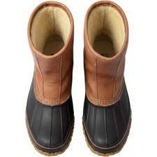 L.L. Bean Bean Boots Rubber Moc Ankle Duck Shoes, Gray & Yellow, Women's Size 8, listing 2