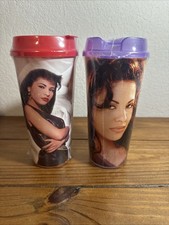 Selena Quintanilla XXV 25th Anniversary Stripes Commemorative Tumbler Cup Set of 5 — listing 6