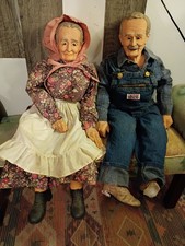 William Wallace Jr. Grandma & Grandpa Porcelain Dolls Pair — listing 4