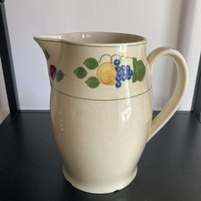 Adams Royal Ivory Titian Ware Hand Painted Fruit Cream Jug / Small Pitcher — listing 5