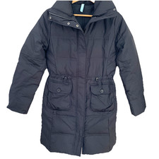 Esprit Women's Down Puffer Jacket with Faux Fur Trim Hood, Burgundy — listing 5