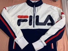 Fila Two-Tone Puffer Jacket, Black & Tan Colorblock — listing 6