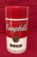 Vintage Campbell's Condensed Soup Thermos with Red Cup Lid — listing 4