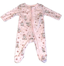 Disney Minnie Mouse Baby Hooded Jacket with Ears and Bow, Cream All-Over Print, listing 2