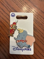 Disney Dumbo Enamel Trading Pin with Mickey Head Rubber Backing — listing 3