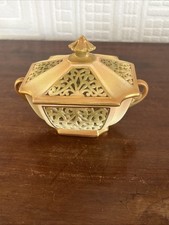 Royal Worcester Blush Ivory Shell-Form Dish with Hand-Painted Florals — listing 6