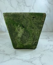 Glazed Stoneware Garden Planter with Green Drip Glaze — listing 6