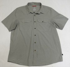 Gerry Men's Black Short-Sleeve Performance Button-Up Shirt, Size Large — listing 5