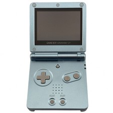 Nintendo Game Boy Advance SP Handheld Console Pearl Blue AGS-001 — listing 4
