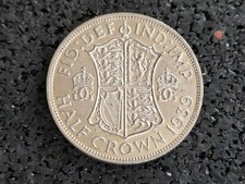 1939 George VI Silver Half Crown Coin (Great Britain) — listing 5