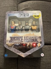 PEZ Justice League Collector's Tin Gift Set (4 Dispensers: Superman, Cyborg, Batman, Aquaman) — listing 2