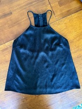 Lush Sleeveless High-Low Tank Top with Sheer Chiffon Back — listing 6