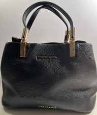 Like Dreams Cream & Black Studded Grommet Satchel Handbag