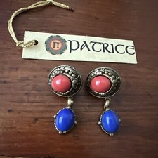 Southwestern Lapis Lazuli, Red Coral, and Turquoise Beaded Necklace, 25" Long
