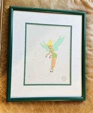 Walt Disney Peter Pan "Playful Pixie" Tinker Bell Framed Sericel Limited Edition