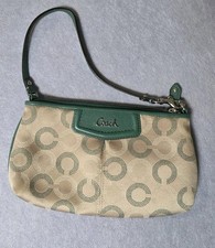 Coach Ashley Leather Flap Wristlet, Black — listing 2