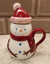 Starbucks Hand-Painted Snowman Christmas Mug, Made in Italy — listing 5