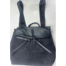 Botkier New York Nylon & Pebbled Leather Flap Backpack — listing 5