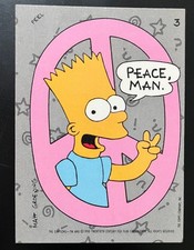 1990 Topps The Simpsons Bart Simpson Foil Sticker Card #56 "AAAUUUGHHH!" — listing 2