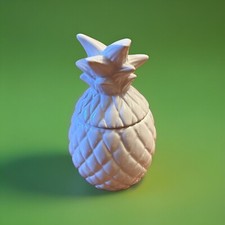 Ceramic Figural Pineapple Covered Jar / Canister — listing 6