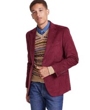 Nautica Men's Red Hopsack Two-Button Sport Coat Blazer — listing 3