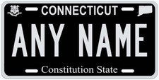 Vintage 1980 Connecticut "The Constitution State" Novelty License Plate — listing 4