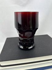 Vintage Royal Ruby Red Glass Tumbler, listing 3