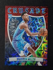 2023-24 Panini Phoenix Brandon Miller Blue Cracked Ice Prizm Rookie Card, listing 3
