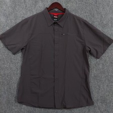 Gerry Men's Black Short-Sleeve Performance Button-Up Shirt, Size Large — listing 6