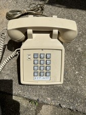 GTE Vintage Push Button Desk Telephone Beige — listing 2