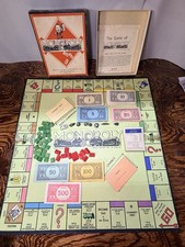 Vintage 1930s Monopoly Board Game, John Waddington Ltd, Patent Applied For No. 3796-36 — listing 4