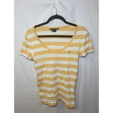 Ralph Lauren Sport Blue Cotton V-Neck T-Shirt, Size S — listing 5