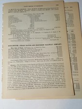 1890 Burlington, Cedar Rapids and Northern Railway Annual Pass - South Dakota Legislature — listing 4