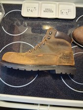 WORX by Red Wing Style 5606 Men's 6-Inch Steel Toe Waterproof Work Boots, Size 10.0 M, Brown Leather — listing 2
