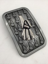Vintage Mexican Aztec Eagle Belt Buckle with Greek Key Border — listing 2