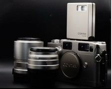 Contax G2 35mm Rangefinder Film Camera with Carl Zeiss Planar 45mm & Sonnar 90mm Lenses — listing 2