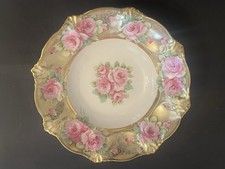 Noritake Nippon Porcelain Berry/Fruit Bowls with Blue Scroll & Pink Rose Border — listing 2