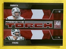 Panini Elite Passing the Torch Joe Namath Autograph Card /99