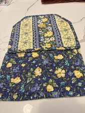 Set of 6 Yellow Floral Cotton Placemats with Rose & Chintz Pattern — listing 2