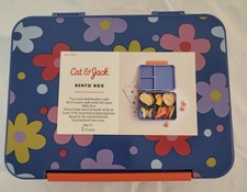 Cat & Jack Kids Bento Lunch Box (set of 2 — green floral & blue floral) — listing 3