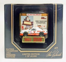 Racing Champions Alan Kulwicki #7 Hooters Die Cast Race Car (Milkhouse Cheese Promo) — listing 6