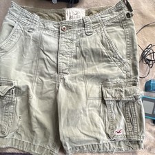 Hollister Co. Men's Cargo Shorts, Light Gray/Khaki — listing 6