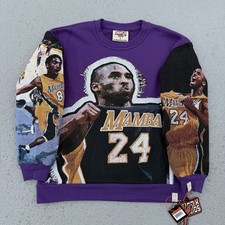 Kobe Bryant Tapestry Knit Crewneck Sweater with Raw Edge Hem — listing 2