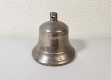 Antique Cast Bronze Bell with Cast Lettering and Iron Yoke — listing 3