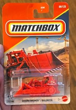 Matchbox Superfast 'Cobra' Bulldozer Diecast Toy Reads 'Made in England'