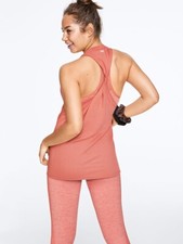 Pink Cotton Fleece-Lined Pullover Hoodie with Twist-Back Detail — listing 5