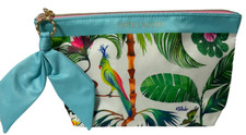 Estée Lauder Ruben Toledo Tropical Palm Print Make-up Bag with Scarf Pull, listing 3