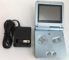 Nintendo Game Boy Advance SP Handheld Console Pearl Blue AGS-001 — listing 3